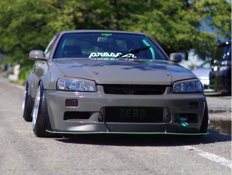 URAS | Type-Q Front Bumper for Nissan R34 Skyline 2 Door / 4 Door