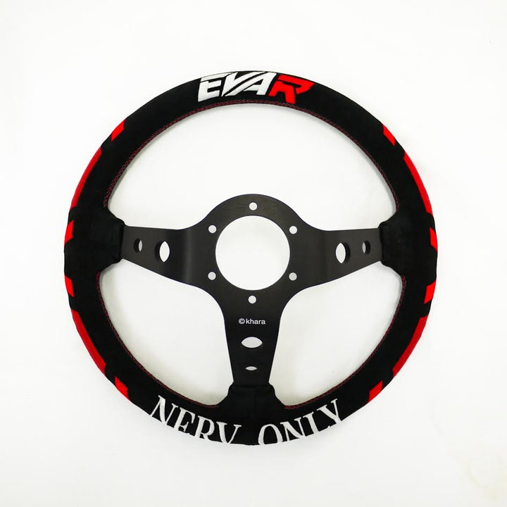VERTEX x Evangelion Racing Collaboration Steering Wheel Version 3 (Nerv Model)  Limited Edition 330mm