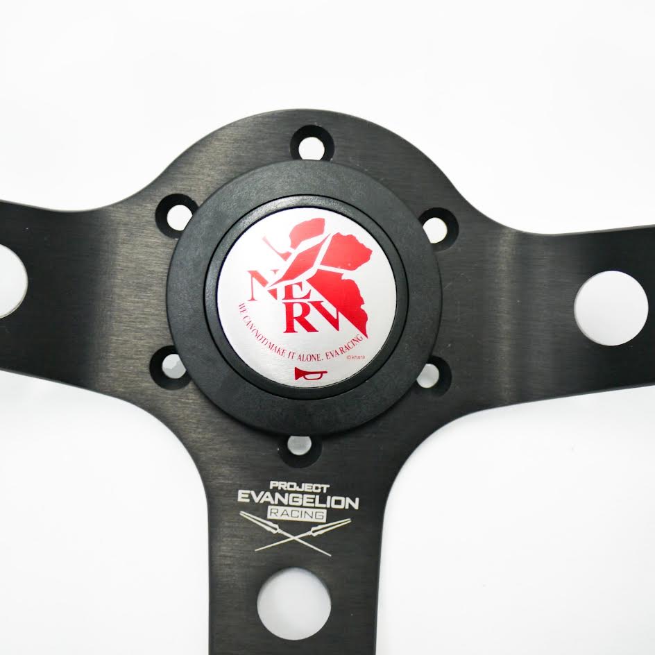 VERTEX x Evangelion Racing Collaboration Steering Wheel Version 3 (Nerv Model)  Limited Edition 330mm