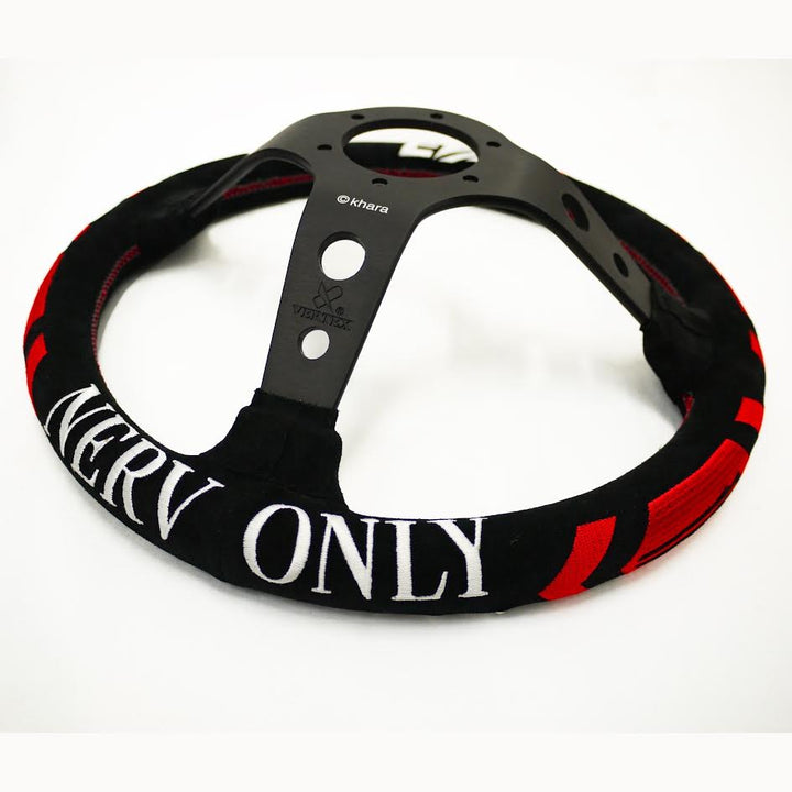 VERTEX x Evangelion Racing Collaboration Steering Wheel Version 3 (Nerv Model)  Limited Edition 330mm