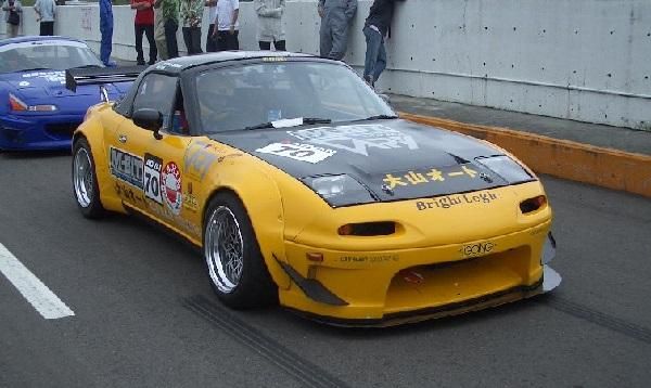 Garage Vary | Canards NAAero Bumper T-1 for - Carbon Fiber for Mazda MX5 NA (Miata)