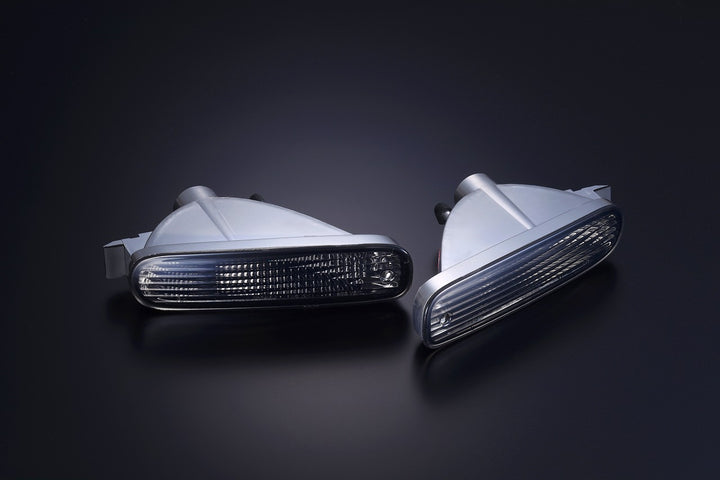 D-MAX | Smoke Front Turn Signal Set for Nissan Silvia S14 Zenki (240SX)
