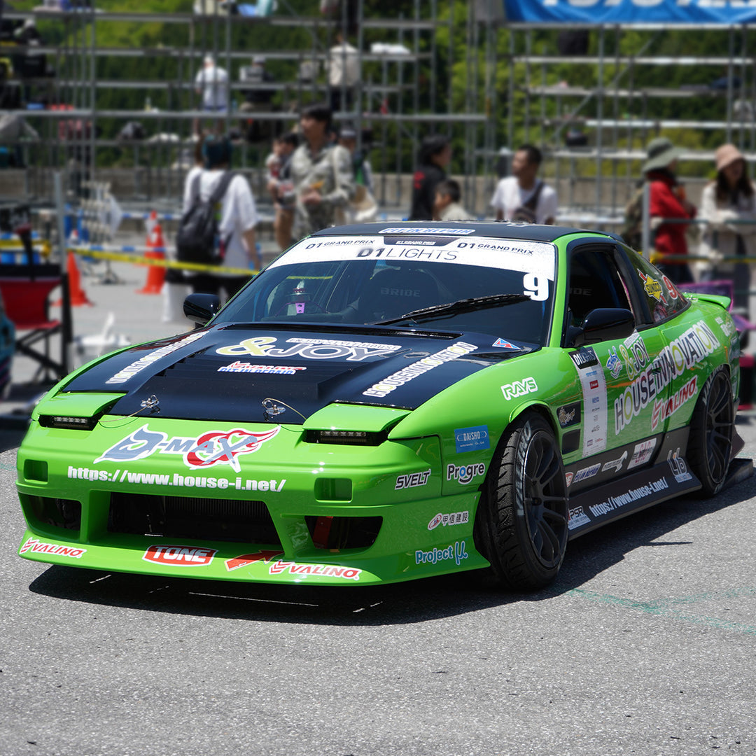 DMAX D1SPEC Front Fender Set 40mm for Nissan 180sx