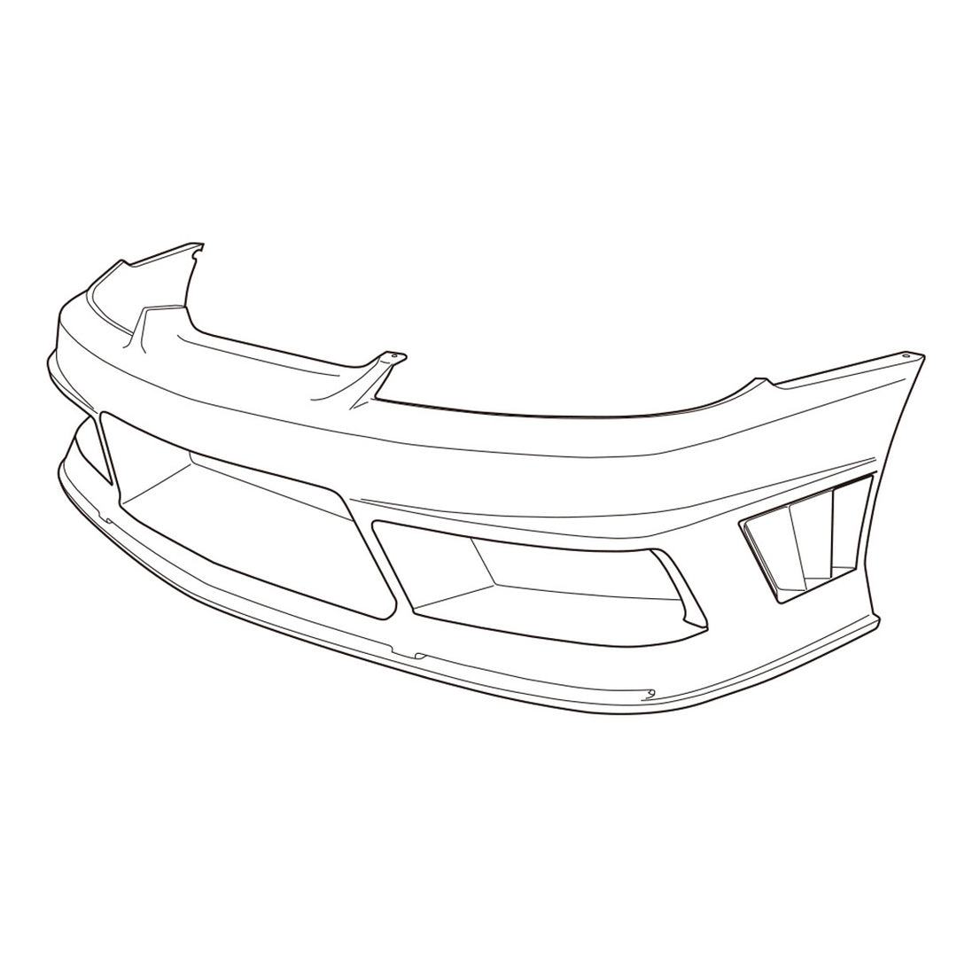 D-MAX | Racing Spec Front Bumper for Nissan Silvia S15