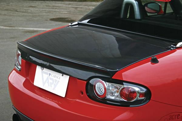 Garage Vary | High-Mount Brake Light Delete Panel - Carbon Fiber for Mazda MX5 NC1 (Miata)
