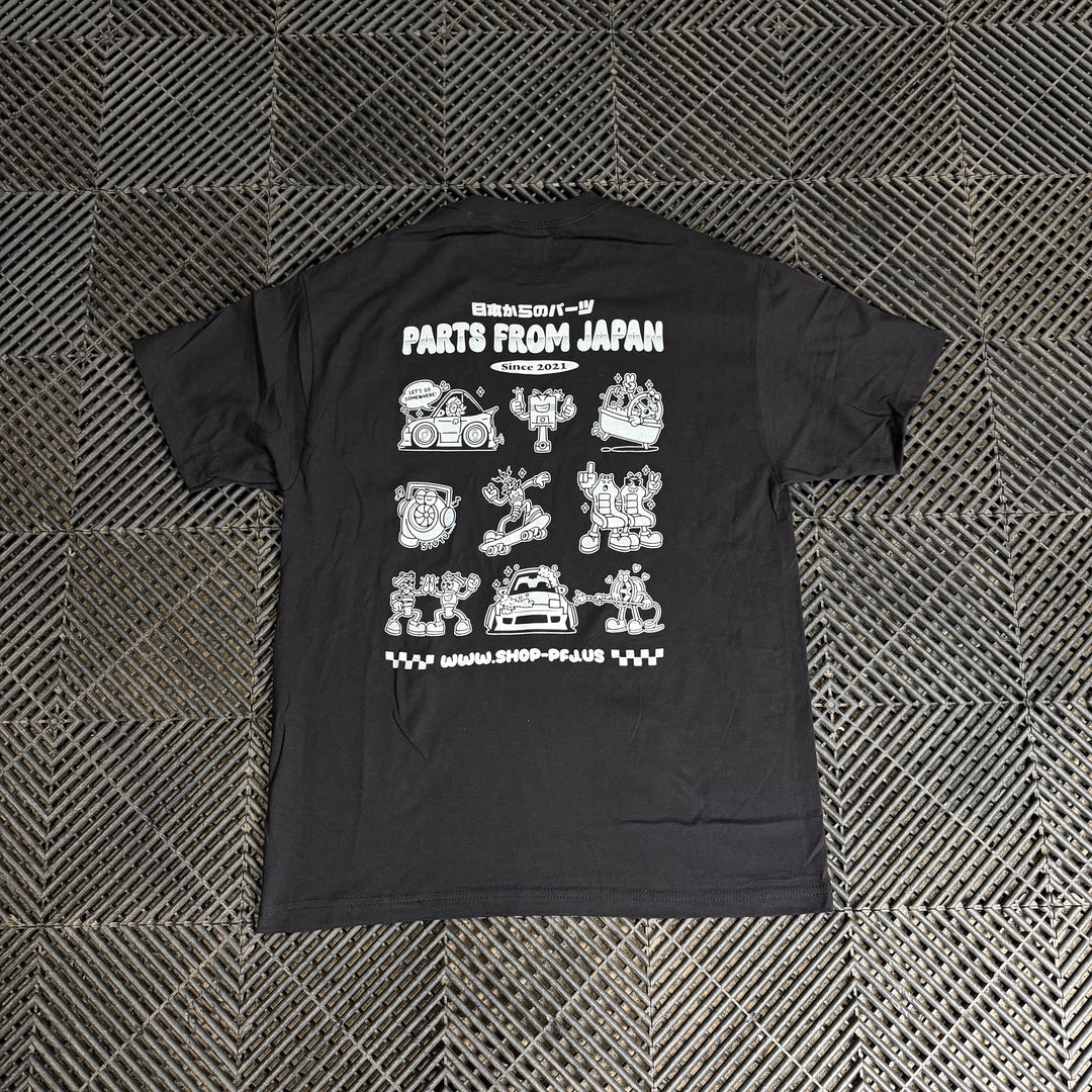 Parts from Japan | Doodle T Shirt - Black