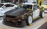URAS Type-RR Fenders for Nissan R34 Skyline (2-Door)