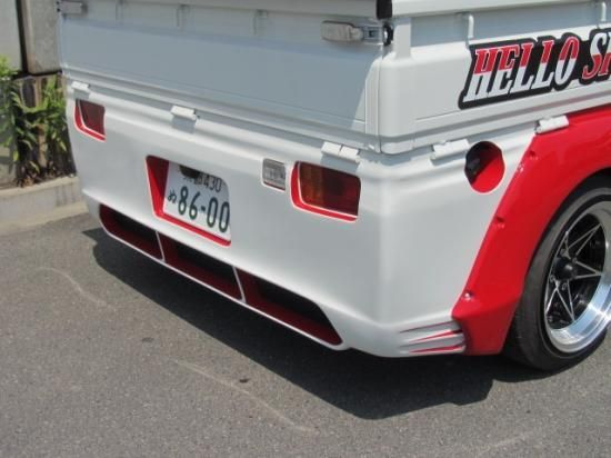 Hello Special | Birikino Special Rear Bumper Spoiler for Daihatsu Hijet Truck (S500P / S510P Early Model) - photo 1