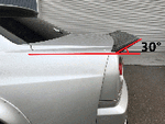 URAS Vertical Stabilizer Wing for Nissan R34 Skyline (4-Door)