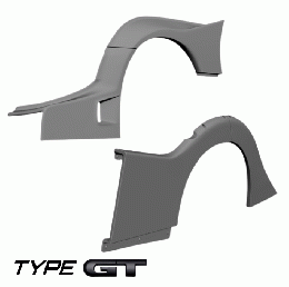 URAS | Type-GT 8-Piece Fender Kit for Nissan R34 Skyline
