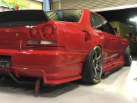 URAS | Type-RZ 75mm Front Fenders for Nissan R34 Skyline 2Dr/4Dr