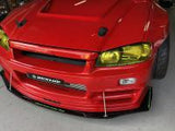 URAS Type-RZ Fenders for Nissan R34 Skyline (4-Door)