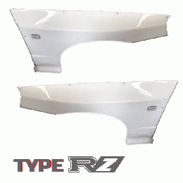 URAS | Type-RZ 75mm Front Fenders for Nissan R34 Skyline 2Dr/4Dr