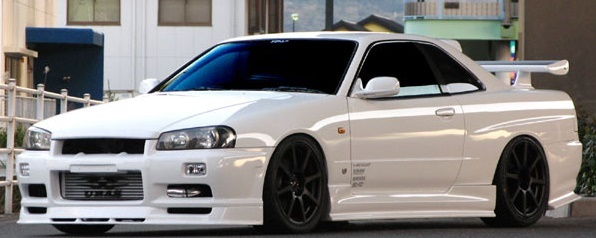 URAS | Type-R Side Skirts for Nissan R34 Skyline 2 Door