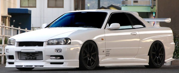 URAS | Type-R Rear Bumper for Nissan R34 Skyline 2 Door