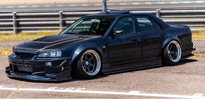 URAS | Type-GT Body Kit for Nissan R34 Skyline 4 Door