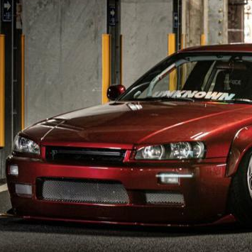 URAS | Type-Q Front Bumper for Nissan R34 Skyline 2 Door / 4 Door