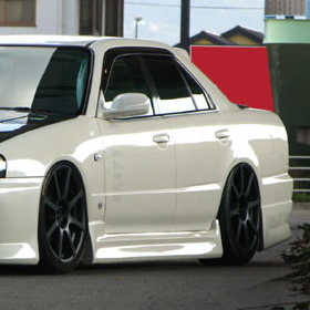 URAS | Type-L Side Skirts for Nissan R34 Skyline 4 Door