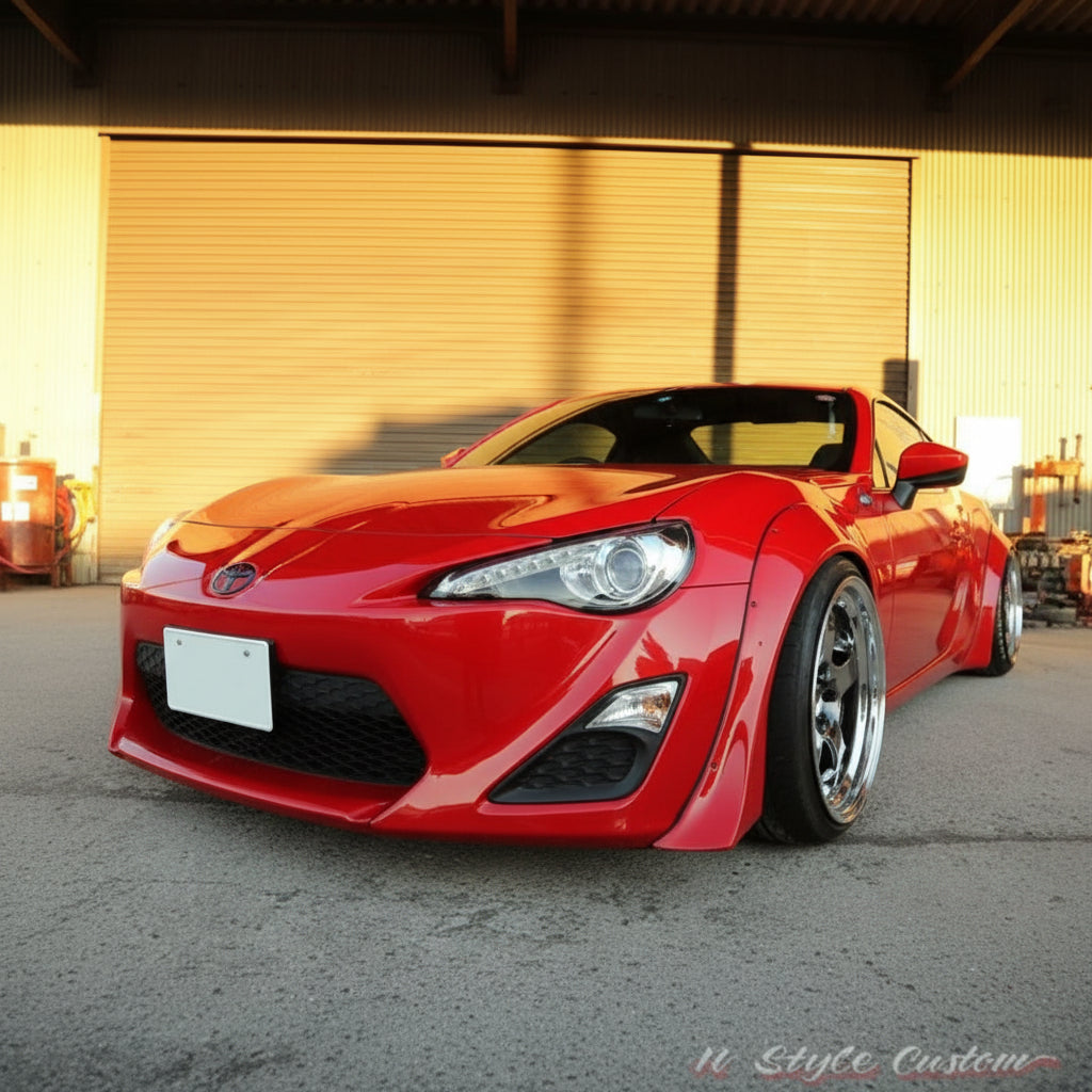 N-Style Custom | Fender Flare Kit For Toyota GT86 / Scion FRS / Subaru BRZ (ZN6)