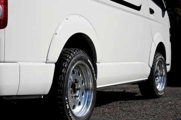 Garage Vary | Works Fender Flare Set Wide Version for Toyota Hiace 200 Series Wide Body Type 1/2 (H200)