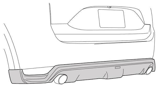 Garage Vary | Rear Under Spoiler for Mazda CX-5 KF