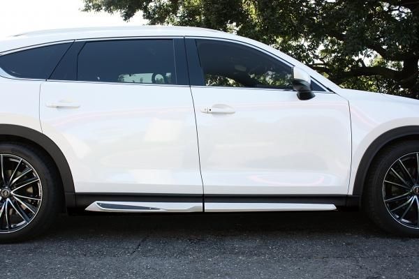 Garage Vary | Side Garnish Carbon Plates Carbon Fiber for Mazda CX-8 KG