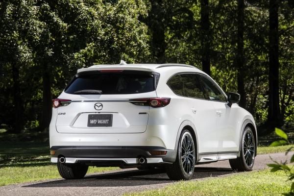 Garage Vary | Rear Under Spoiler Carbon Plate Carbon Fiber for Mazda CX-8 KG