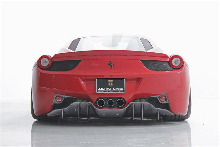 AIMGAIN SPORT FERRARI 458 ITALIA AERO UNDER SPOILER KIT DRY CARBON - (CONTACT FOR PRICING)