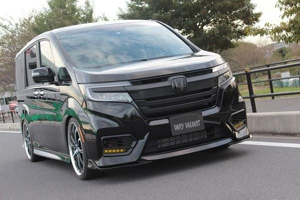 Garage Vary | Front Lip Spoiler Urethane for Honda Step WGN Spada Late Model (RP3/RP4/RP5) 2017+ - Image 2