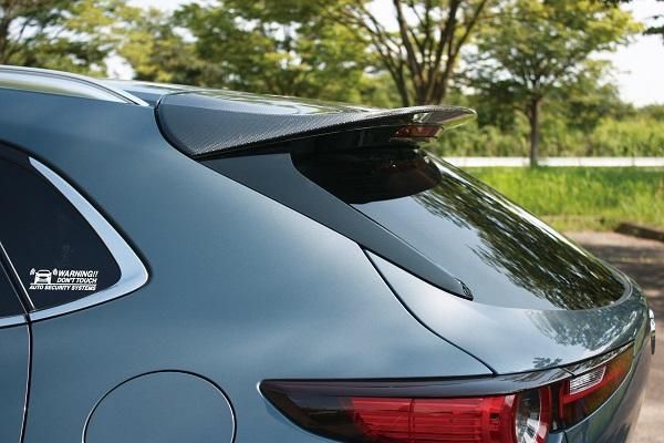 Garage Vary | Roof Wing Plain Weave Carbon Fiber for Mazda CX-30 DM