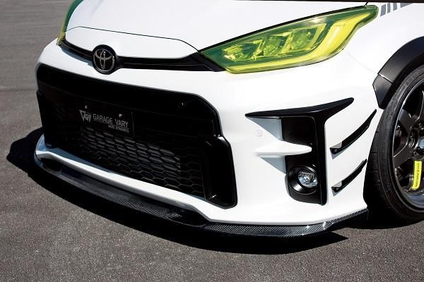 Garage Vary | Front Lip Spoiler Plain Weave Carbon for Toyota GR Yaris (GXPA16)