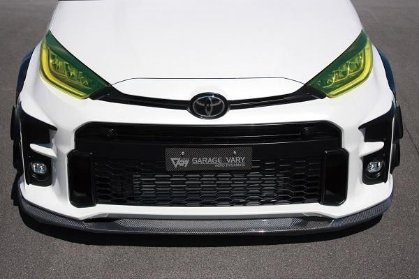 Garage Vary | Front Lip Spoiler Plain Weave Carbon for Toyota GR Yaris (GXPA16) - Image 2
