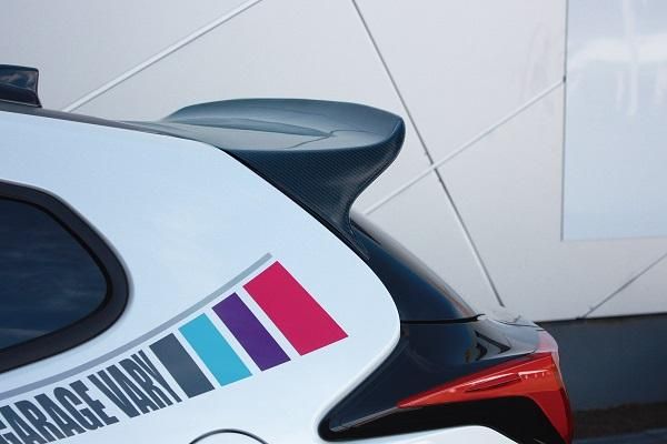 Garage Vary | Rear Roof Spoiler Twill Weave Carbon for Toyota GR Yaris (GXPA16) - Image 4