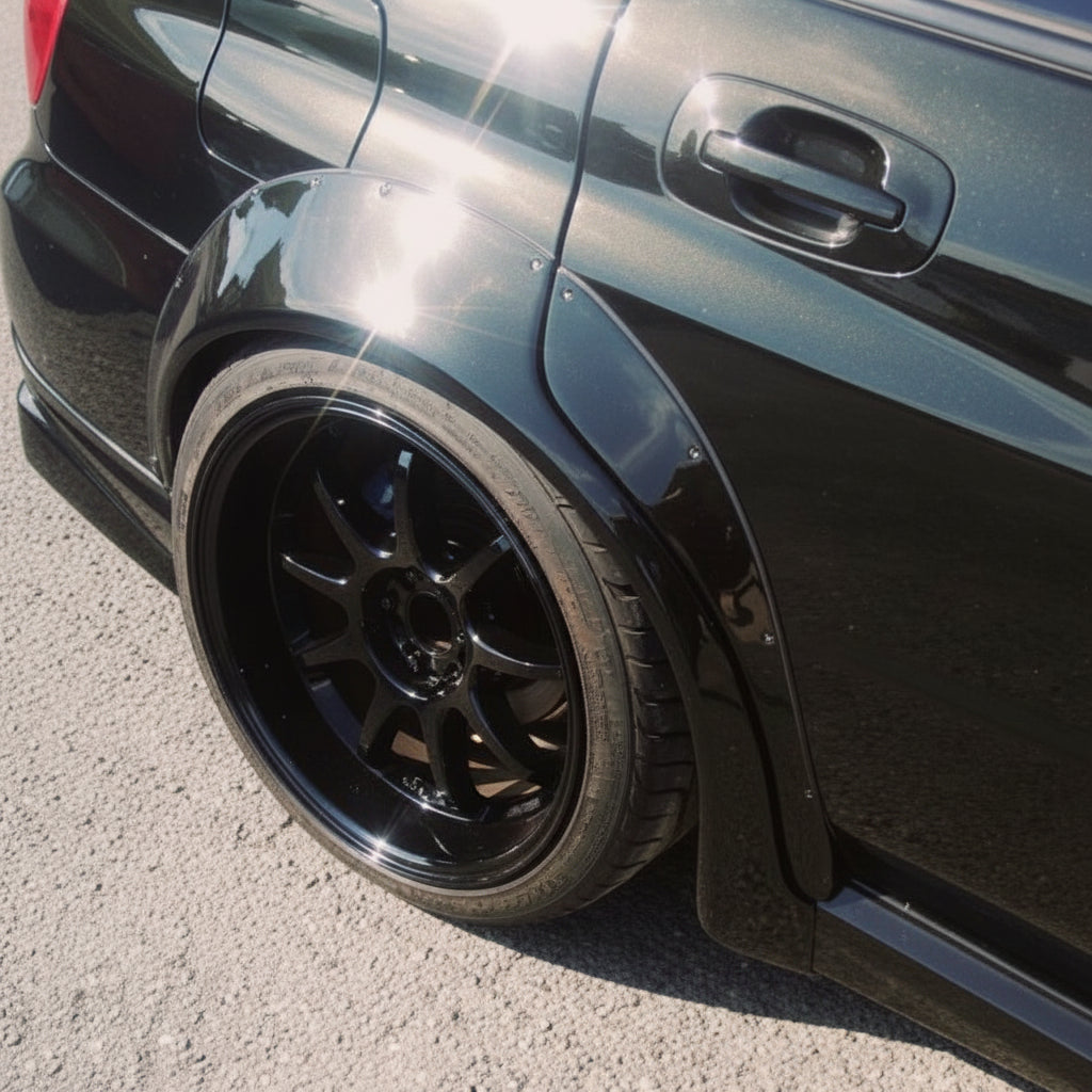 N-Style Custom | Type 9 Rear Fender Flares +60mm For Subaru Impreza GDB