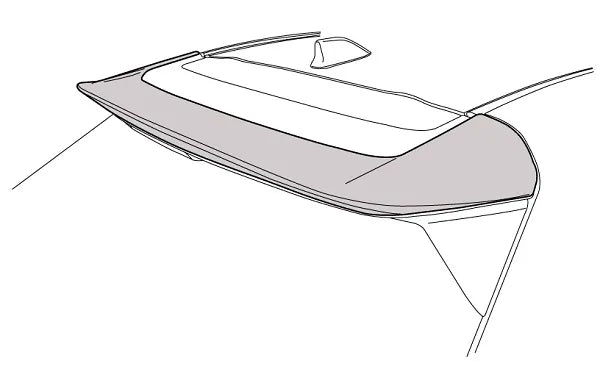 Garage Vary | Roof Spoiler for Toyota Yaris Cross (MXPB10)