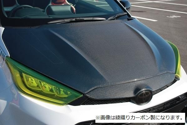 Garage Vary | Hood Plain Weave Carbon for Toyota GR Yaris Kouki (GXPA16)