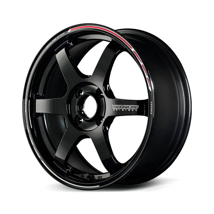 Rays | Volk TE37 SONIC TIME ATTACK EDITION Black/REDOT | 4X100| 15x6.0 +43