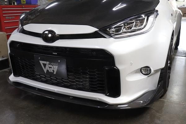 Garage Vary | Front Bumper FRP with Twill Weave Carbon Front Lip for Toyota GR Yaris (GXPA16) - Image 5