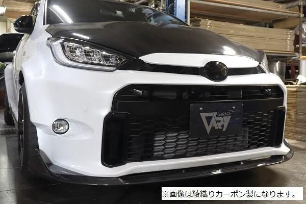 Garage Vary | Front Bumper FRP with Plain Weave Carbon Front Lip for Toyota GR Yaris (GXPA16) - Image 5