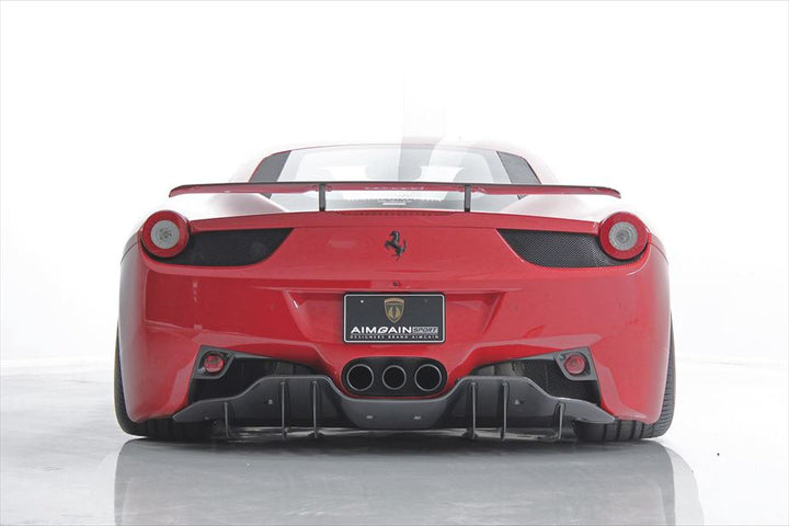 AIMGAIN SPORT FERRARI 458 ITALIA AERO UNDER SPOILER KIT DRY CARBON - (CONTACT FOR PRICING)