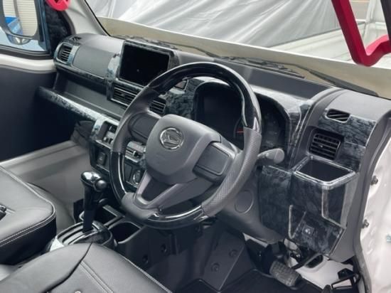 Hello Special | 17-Piece 3D Interior Panel Cover Set - Black Woodgrain for Daihatsu Hijet Truck Jumbo (S500P / S510P Late Model) - photo 2