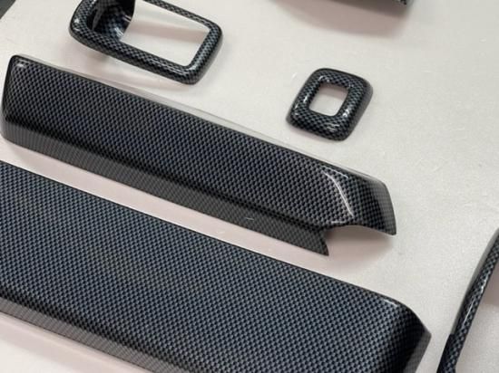 Hello Special | 11-Piece Interior Side Panel and Lower Shift Cover Set - Carbon Look for Daihatsu Hijet Truck (S500P / S510P Late Model) - photo 3