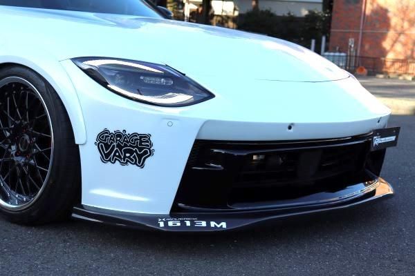 Garage Vary | Front Lip Spoiler for Garage Vary Aero Bumper Twill Weave Carbon for Nissan 400Z (RZ34) - Image 2