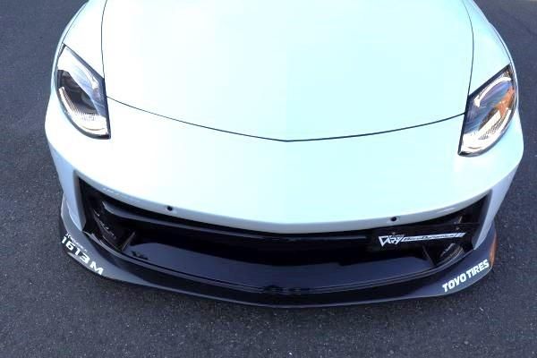 Garage Vary | Front Lip Spoiler for Garage Vary Aero Bumper Twill Weave Carbon for Nissan 400Z (RZ34) - Image 3