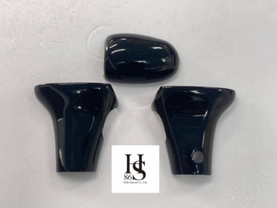 Hello Special | 3-Piece Shift Cover - Piano Black for Daihatsu Hijet Truck Jumbo (S500P / S510P Early Model) - photo 1
