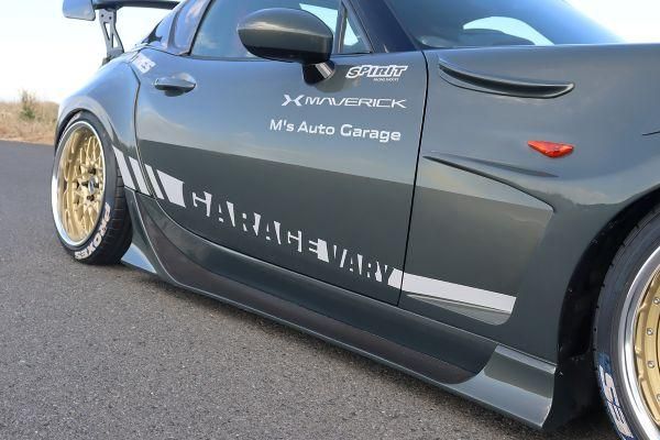 Garage Vary | Glide Side Skirts FRP+Plain-Weave Carbon Fiber for Mazda MX5 ND (Miata)