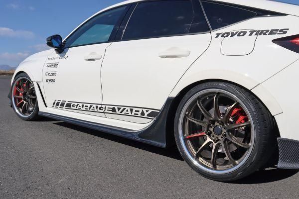 Garage Vary | Side Skirts Twill Weave Carbon for Honda Civic Type R (FL5)