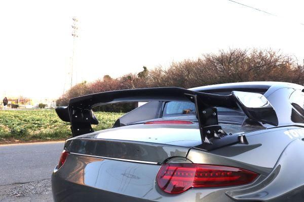 Garage Vary | T-N GT Wing Low Type Plain-Weave Carbon Fiber for Mazda MX5 ND (Miata)