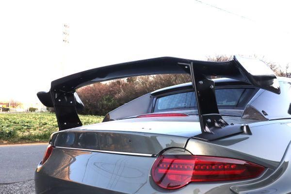Garage Vary | T-N GT Wing High Type Plain-Weave Carbon Fiber for Mazda MX5 ND (Miata)