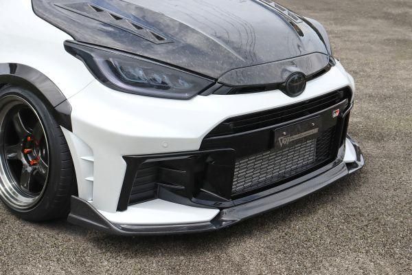 Garage Vary | Front Lip Spoiler Twill Weave Carbon for Toyota GR Yaris Kouki (GXPA16)